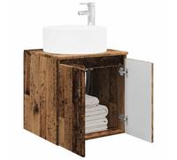 vidaXL Meuble de lavabo Mural Bois Ancien 49,5 x 44,5 x 65,5 cm,