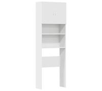 Meuble de machine à laver blanc bois d ingénierie