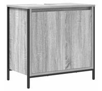 vidaXL Meuble de Salle de Bain avec lavabo 60x34,5x60 cm, Meuble Vasque de Toilette, Meuble sous Vasque, Meuble de Sol de Salle de Bain