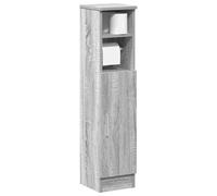 vidaXL Meuble de salle de bain avec porte-rouleau sonoma gris