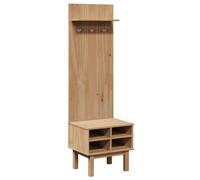 vidaXL Meuble d'entrée OTTA Armoire 50x40x160 cm Bois massif de pin
