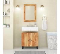 vidaXL Meuble d'évier 62x33x58 cm - Acacia bois d'ingénierie