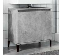 vidaXL Meuble d'évier - Gris béton