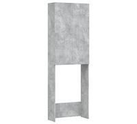 vidaXL Meuble pour Machine à Laver, Armoire de Machine à Laver avec Rangement, Meuble pour Lave-Linge de Salle de Bain Buanderie, Gris Béton