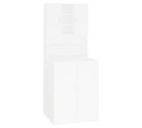 vidaXL Meuble pour machine à laver Blanc 3082008