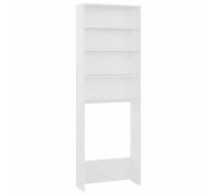 vidaXL Armoire pour lave-linge blanc 64x24x190 cm
