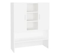 vidaXL Meuble pour Machine à Laver Blanc 70,5x25,5x90 cm