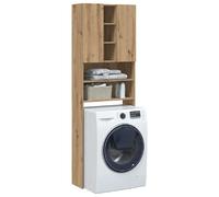 vidaXL Meuble pour machine à laver chêne artisanal 64x25,5x190 cm