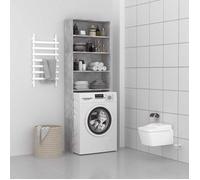 vidaXL Meuble pour machine à laver Gris béton 64x24x190 cm 808408