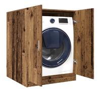 Meuble pour machine à laver vieux bois 70,5x71,5x91,5 cm