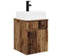 vidaXL Meuble-sèche avec évier Mural Bois Ancien 39 x 41 x 62,5 cm,