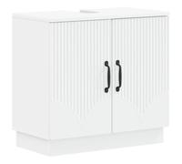 vidaXL Meuble sous Lavabo de Salle de Bain HOORN Blanc