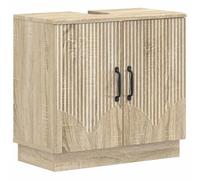vidaXL Meuble sous Lavabo de Salle de Bain HOORN Chêne Sonoma