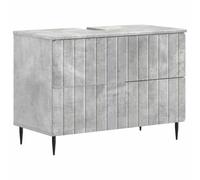 vidaXL Meuble sous Lavabo de Salle de Bain ZWOLLE Gris béton