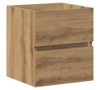 vidaXL Meuble sous-Vasque de Salle de Bain en chêne Massif 41 x 38,5 x 45 cm Bois d'ingénierie