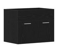 vidaXL Meuble sous-Vasque de Salle de Bain en chêne Noir 60 x 38,5 x 46 cm Bois d'ingénierie