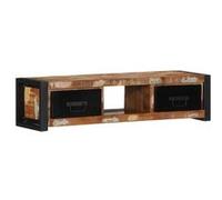 vidaXL Meuble TV 100x30x25 cm Bois de récupération solide