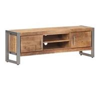vidaXL Meuble TV 120x30x40 cm Bois de manguier brut Brun G
