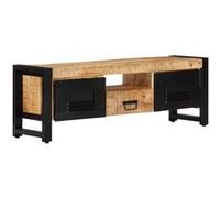 Meuble TV 120x30x40 cm Bois massif de manguier