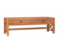 vidaXL Meuble TV 140x40x45 cm Bois de teck recyclé