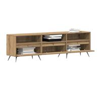 vidaXL Meuble TV 150 x 30 x 44,5 cm chêne Artisanal Bois d'ingénierie | Un design en chêne artisanal qui rehausse n'importe quelle pièce, Suffisamment d'espace pour ta télé et tes affaires,