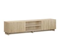 vidaXL Meuble TV 179,5 x 34,5 x 40 cm Chêne Sonoma Bois d'ingénierie