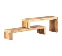 vidaXL Meuble TV 2 pièces en Bois Massif d'acacia