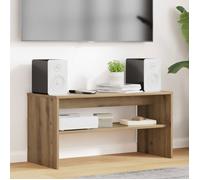 VIDAXL Meuble TV 80 x 35 x 40 cm Chêne artisanal - Bas rectangulaire à étagères, bois d'ingénierie