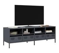 vidaXL Meuble TV anthracite 135x39x43,5 cm acier laminé à froid