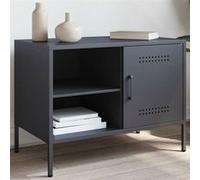 vidaXL Meuble TV anthracite 68x39x50,5 cm acier