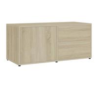vidaXL Meuble TV, Armoire de Télévision avec Tiroirs, Meuble Télé de Salon Salle de Séjour Intérieur, Scandinave, Chêne Sonoma Bois d’Ingénierie