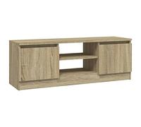 vidaXL Meuble TV avec Porte Chêne Sonoma 102x30x36 cm