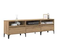 vidaXL Meuble TV avec tiroir Chêne Artisanal 150 x 30 x 45 cm, Meuble TV Moderne, Console Pratique et Robuste, avec Rangement, tiroirs, Parfait pour Votre Salon