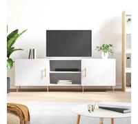 vidaXL Meuble TV blanc 150 cm