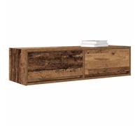 vidaXL Meuble TV Bois Ancien 100 x 31 x 25,5 cm Bois d'ingénierie, Rangement Salon, Meuble TV Moderne, unités murales, étagères Pratiques, Design élégant, Gain de Place