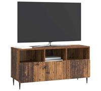 vidaXL Meuble TV Bois Ancien 102 x 34,5 x 50 cm Bois d'ingénierie, Meuble TV rectangulaire Tendance pour Salon, Espace de Rangement Multi-Usage, Meuble Contemporain