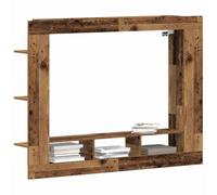vidaXL Meuble TV Bois Ancien 152 x 22 x 113 cm Bois d'ingénierie, Salon, Meuble Mural Moderne rectangulaire, Solution de Rangement stylée pour Espace média Compact