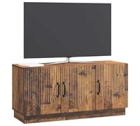 vidaXL Meuble TV Bois Ancien 99 x 34,5 x 47 cm Bois d'ingénierie, Meuble TV rectangulaire, Cabinet Moderne, Rangement spacieux pour Salon, Parfait pour la Maison
