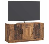 vidaXL Meuble TV Bois Ancien 99 x 34,5 x 47 cm Bois d'ingénierie, Salon, Meuble Moderne de Rangement, Support TV rectangulaire, Cabinet Polyvalent, étagère Tendance