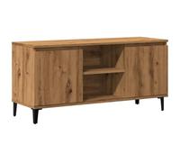 vidaXL Meuble TV chêne Artisanal 102x35x50 cm Bois d'ingénierie, Support TV, Meuble télé, Meuble multimédia, Banc TV, Meuble HiFi