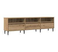 vidaXL Meuble TV 857192 chêne artisanal 150x30x44,5 cm bois d'ingénierie Marron G
