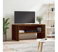 vidaXL Meuble TV 80 cm – Bois d'ingénierie, rangement moderne – Chêne marron