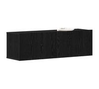 vidaXL Meuble TV Chêne Noir 100 x 30 x 30 cm Bois d'ingénierie, Salon, Meuble TV Moderne rectangulaire, étagère Murale, Gain de Place, Design Pratique