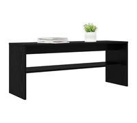 vidaXL Meuble TV Chêne Noir 100 x 30 x 40 cm Bois d'ingénierie, Meubles Modernes pour Le Salon, Meuble TV rectangulaire, Rangement média Robuste, Centre de Divertissement astucieux