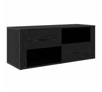 vidaXL Meuble TV Chêne noir 100 x 35 x 40 cm Bois d'ingénierie