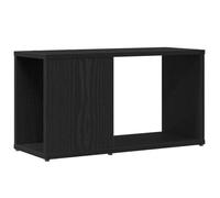 vidaXL Meuble TV chêne noir – Bois d'ingénierie 60×24×32 cm – Design contemporain
