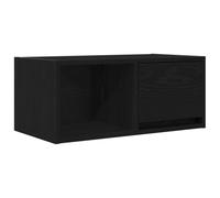 vidaXL Meuble TV chêne Noir 60x31x25,5 cm Bois d'ingénierie