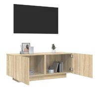 vidaXL Meuble TV Chêne sonoma 100x35x40 cm