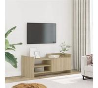 Meuble TV Chêne sonoma 100x35x40 cm Bois d'ingénierie, support TV, buffet TV, meuble multimédia, banc TV, armoire 848376