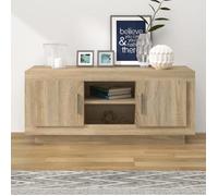 vidaXL Meuble TV Chêne Sonoma 102x35x45 cm Bois d'ingénierie 811793
